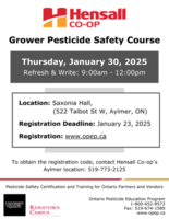 Grower Pesticide Safety Course (Aylmer)